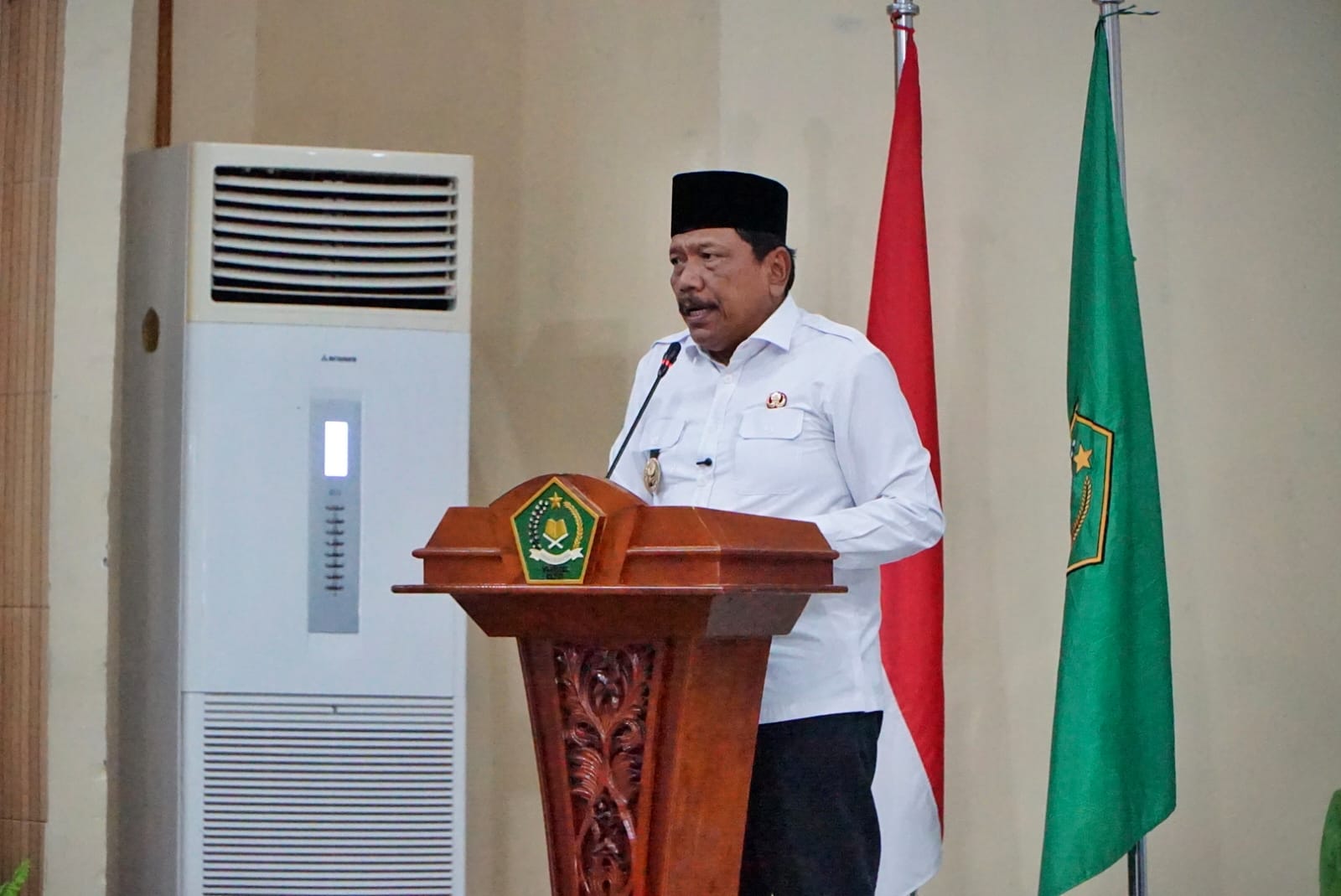 Wagub Mian saat memberikan arahan