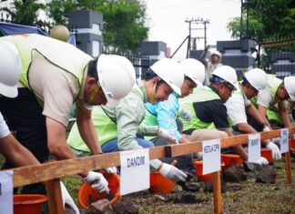 Peletakan Batu Pertama Pembangunan Playground di Rejang Lebong Diresmikan Bupati dan Wakil Bupati