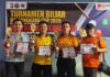 Turnamen Biliar Bhayangkara Cup 2025 : Perwakilan PWI Rejang Lebong Turut Ambil Bagian Sebagai Juara