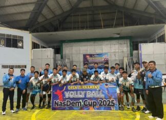 Ditutup dengan Partai Sengit Antara HCM VS SGM, Turnamen Volly NasDem Cup 2025 Sukses