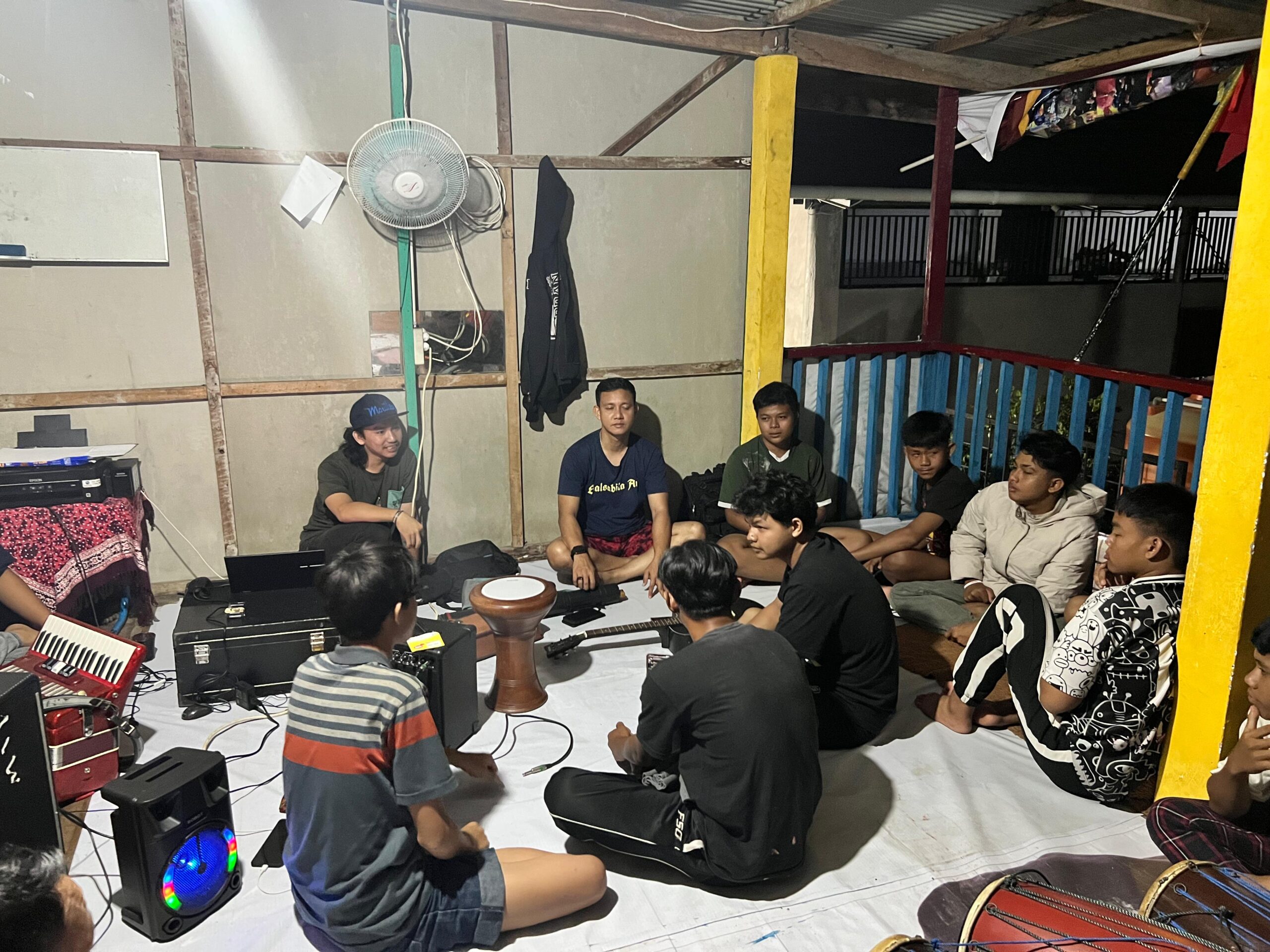 Sanggar Seni Salsabila saat melakukan musyawarah