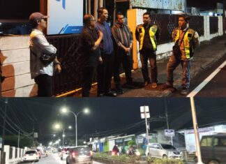 Terang Benderang, 110 Unit Lampu Jalan Terangi Pusat Kota Rejang Lebong