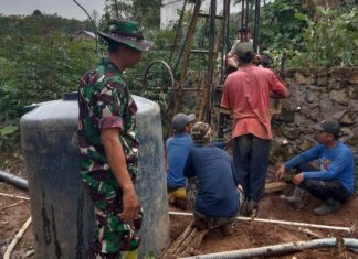 Penuhi Kebutuhan Air Bersih Warga Secara Maksimal, TMMD Kodim 0409/ Rejang Lebong Tambah 1 Titik Sumur Bor