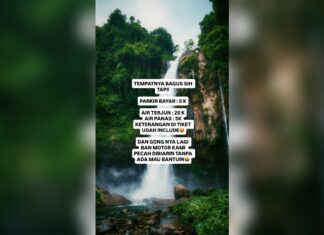 Pengunjung Wisata Air Terjun Tri Sakti Keluhkan Tiket dan Pelayanan Tak Sesuai Regulasi, Ini Tanggapan Dispar!