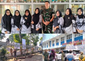 TNI Hadir untuk Pendidikan: Kodim 0409/Rejang Lebong Bangun Fasilitas Parkir SMPN 1 Rejang Lebong