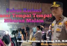 Polres Kerinci Tertibkan Tempat Hiburan, Waka Polres : Kita Berikan Pengarahan Terkait Izin Serta Jam Buka