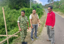Kodim 0409/Rejang Lebong Bangun Jembatan Penghubung Tiga Wilayah di Dusun Sawah, Ruslan: Penantian Warga Terwujud