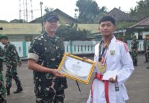 Dandim 0409/Rejang Lebong Apresiasi Prestasi Atlet Lemkari Usai Borong 45 Medali dan Raih Juara Umum