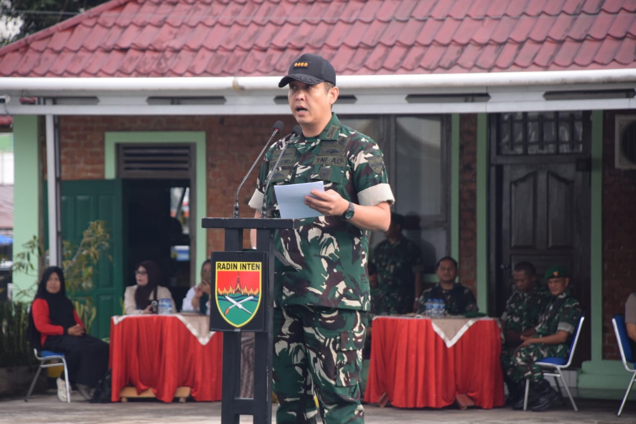 Komandan Kodim 0409/Rejang Lebong, Letkol Inf. Agung Lewis Oktorada, M.Tr.Opsla