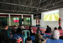 Lewat Nobar Piala Dunia 2026, Kodim 0409/Rejang Lebong Terus Perkuat Kemanunggalan TNI dan Rakyat