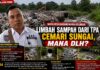 Warga Desa Bandung Marga Keluhkan Limbah Sampah Dari TPA Cemari Sungai, Mana DLH?