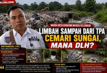Warga Desa Bandung Marga Keluhkan Limbah Sampah Dari TPA Cemari Sungai, Mana DLH?