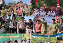 2.500 Jembatan Merah Putih Diresmikan Presiden Prabowo, Kodim 0409/Rejang Lebong Turut Bangun Sejumlah Titik Strategis