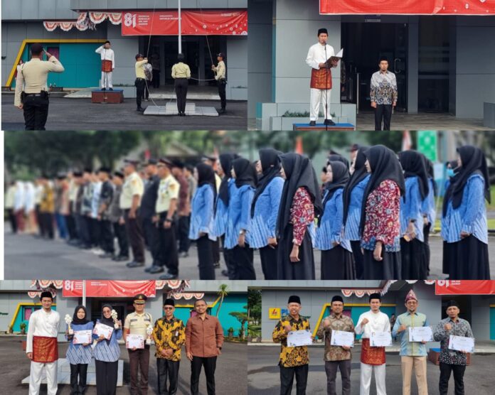 PLN Indonesia Power UBP Bengkulu Gelar Upacara HUT ke-81 RI: Teguhkan Komitmen, Jaga Keandalan Energi, dan Dukung Pendidikan Generasi Muda