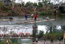 Pemdes Dusun Sawah Kenalkan Potensi Wisata Lewat Lomba Rakit, Ratusan Penonton Padati Area Sungai