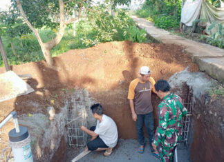 Bangun Sumur Bor di Desa Taba Saling, Kodim 0409/Rejang Lebong Bantu Atasi Persoalan Air Bersih Puluhan Warga