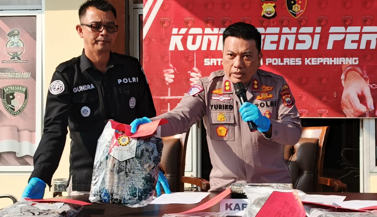 Giat Press Release yang digelar Polres Kepahiang