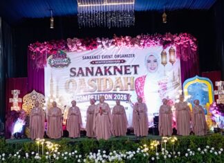 SANAKNET Satukan 50 Grup Qosidah Wanita Rejang Lebong, Gemakan Lantunan Lagu Islami di Momen Maulid Nabi