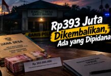 Dana Desa Baru Manis Rp393 Juta Dikembalikan, Oknum Terduga Korupsi Bakal Dipidana?