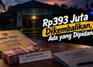 Dana Desa Baru Manis Rp393 Juta Dikembalikan, Oknum Terduga Korupsi Bakal Dipidana?