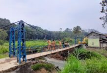 Dari Asa jadi Nyata, Jembatan Perintis Garuda Kodim 0409/Rejang Lebong di Tabarenah Mulai Dibangun