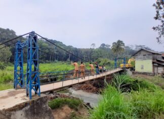 Dari Asa jadi Nyata, Jembatan Perintis Garuda Kodim 0409/Rejang Lebong di Tabarenah Mulai Dibangun