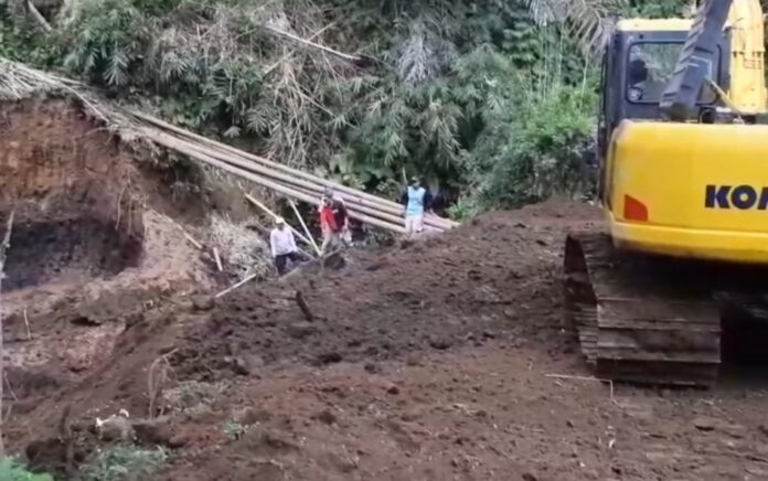 Jembatan Perintis Garuda Kodim O409/Rejang Lebong di Air Meles Bawah Mulai Dibangun, Akses 2.900 Warga Segera Terbuka