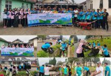 Peringati HUT ke-31, PLN Indonesia Power UBP Bengkulu Ajak Warga Gotong-royong Bersihkan Lingkungan
