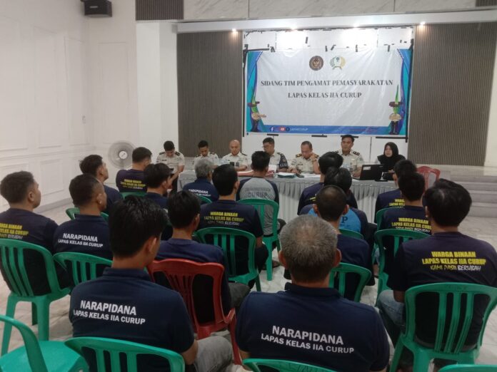 Lapas Curup Bahas Hak Integrasi 11 Warga Binaan, Lima Diusulkan Jadi Tamping dan Pekerja
