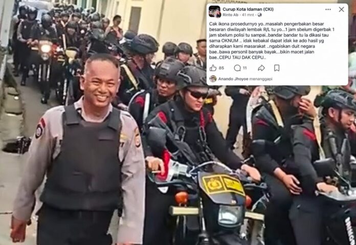 Ratusan Polisi Bersenjata Lengkap Grebek Sarang Narkoba di Kampung Jeruk, Hasilnya Zonk? Netizen: Habiskan Uang Negara Saja!