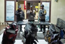 Antisipasi 3C, Polsek Bermani Ulu Gencarkan Patroli Malam: Amankan Sajam dan Tiga Motor Sekelompok Pemuda
