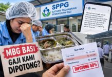 Karyawan SPPG Tasikmalaya Keluhkan Gaji Disunat Separuh Akibat MBG Basi!